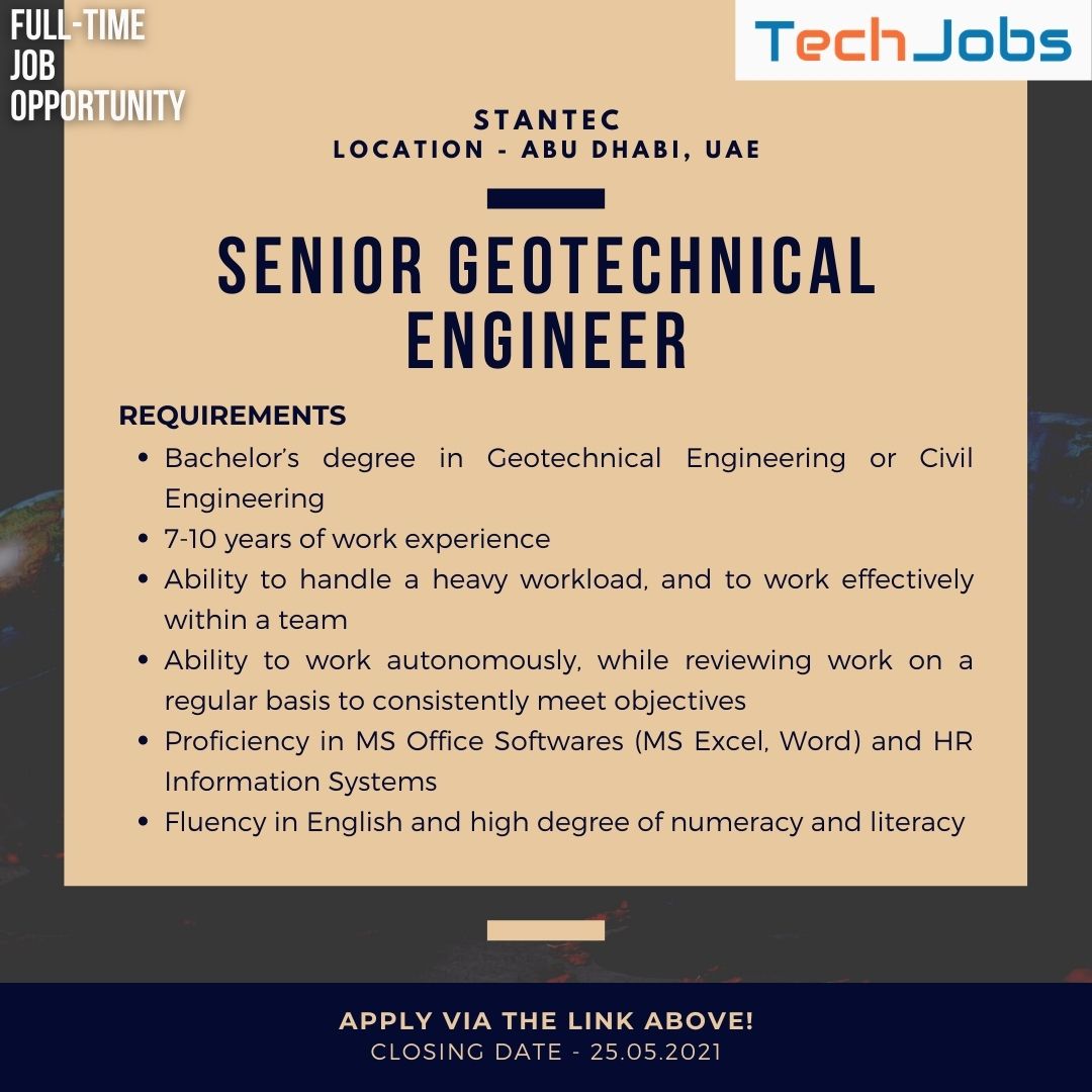 Geotechnical engineering deals jobs